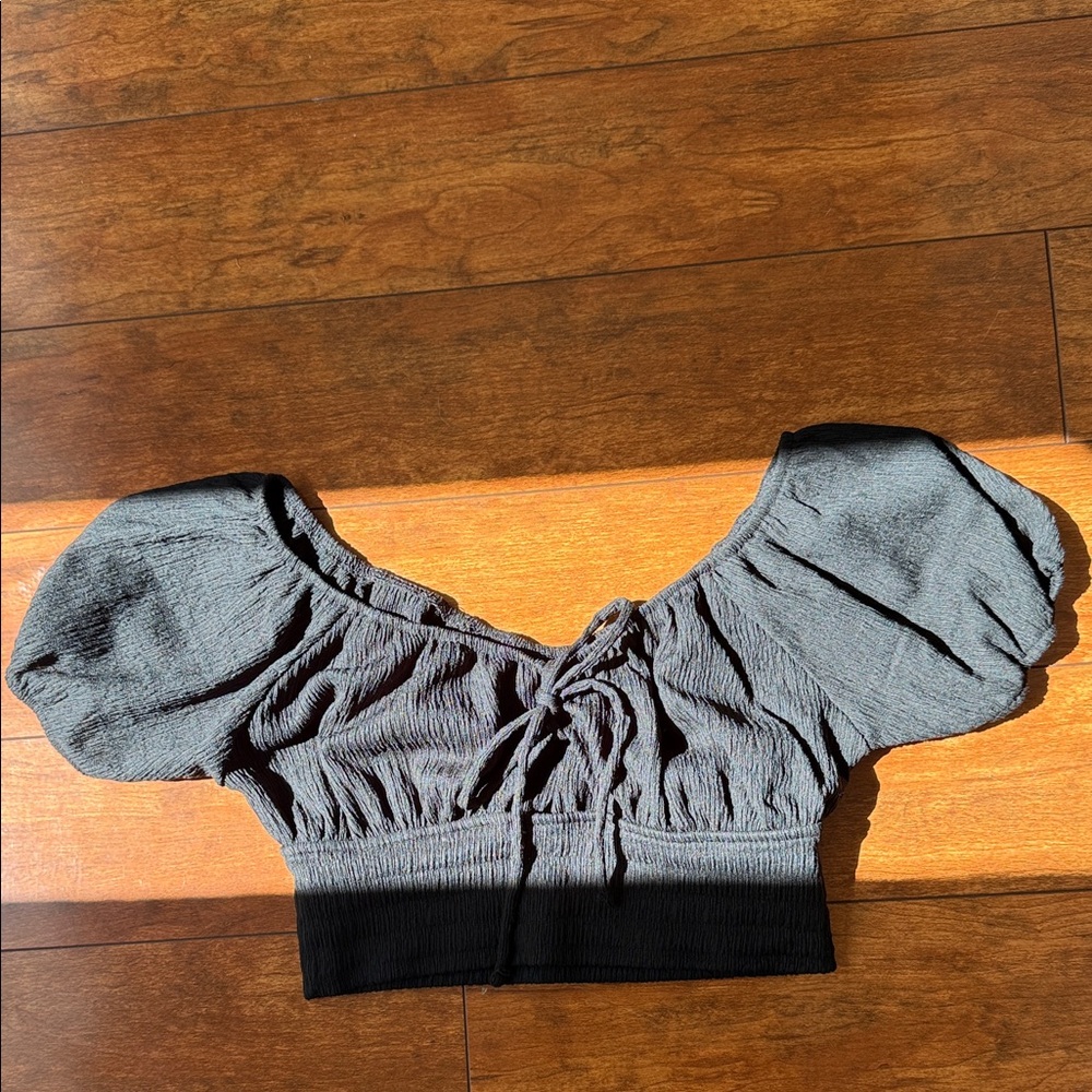 nwot american eagle cropped shirt